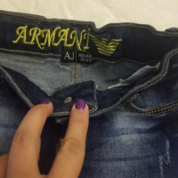 Armani Exchange studded toddler denim skirt toddler size 5 (D18) - Picture 4 of 7